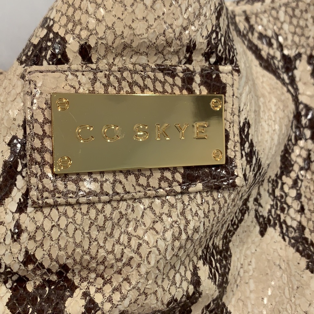 Cc Skye Python Handbag Beautiful And Like New - image 2